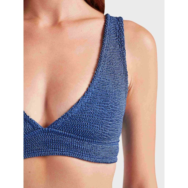Hunza G Angel Bikini
Metallic Denim, view 4