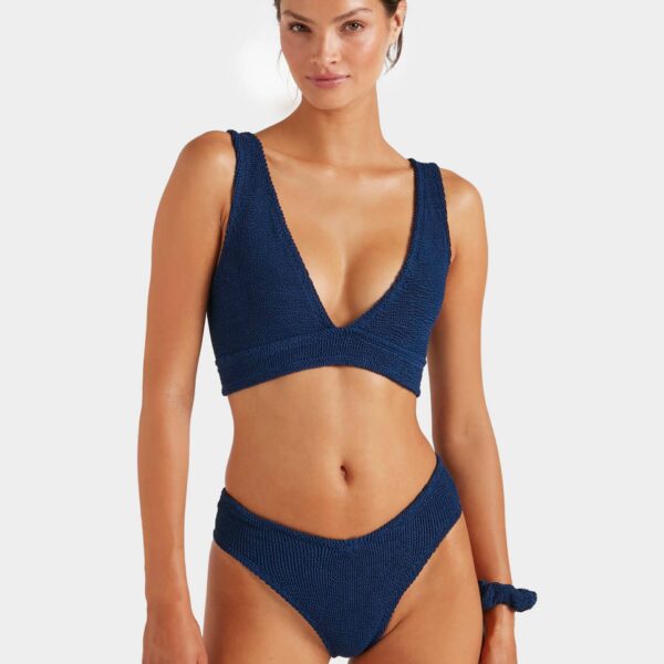 Navy - Hunza G Crinkle Swimwear - One Size - Shop at Coveti