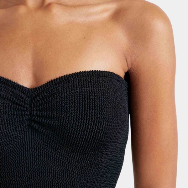 Black - Hunza G Crinkle Swimwear - One Size - Shop at Coveti