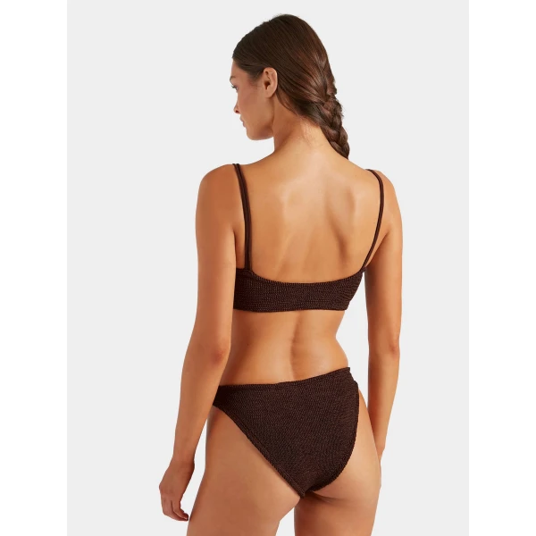 Hunza G Cassie Beaded Bikini
Metallic Chocolate, view 3