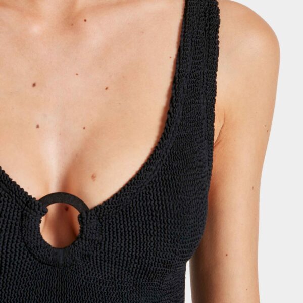 Black - Hunza G Crinkle Swimwear - One Size - Shop at Coveti