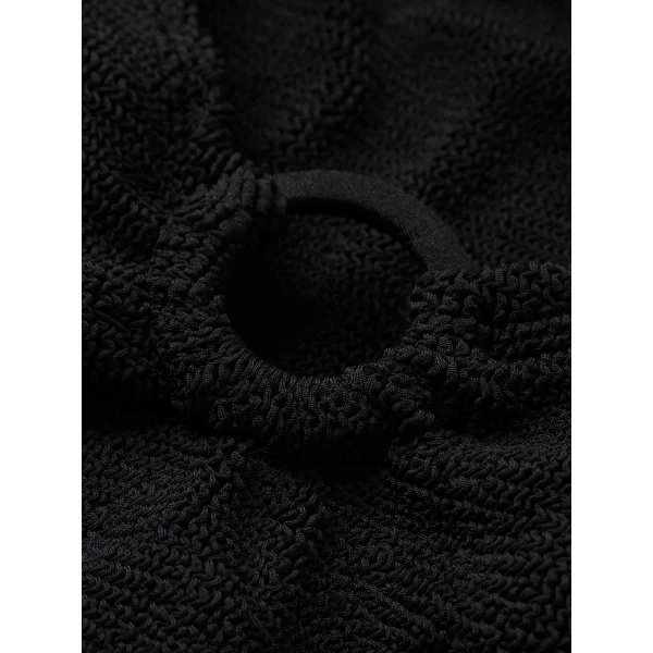 Hunza G Celine Swim With Tonal Hoops
Black, view 6