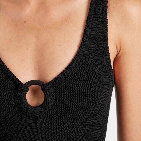 Black - Hunza G Crinkle Swimwear - One Size - Shop at Coveti