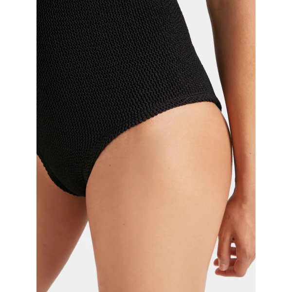 Hunza G Coverage Celine Swim With Tonal Hoops
Black, view 5