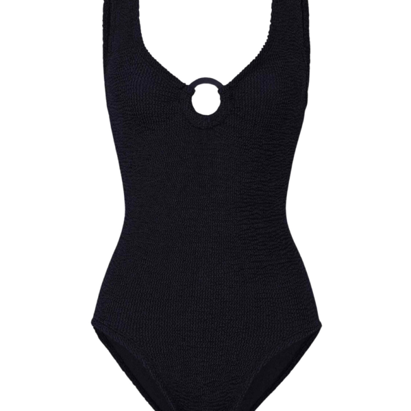 Hunza G Coverage Celine Swim With Tonal Hoops