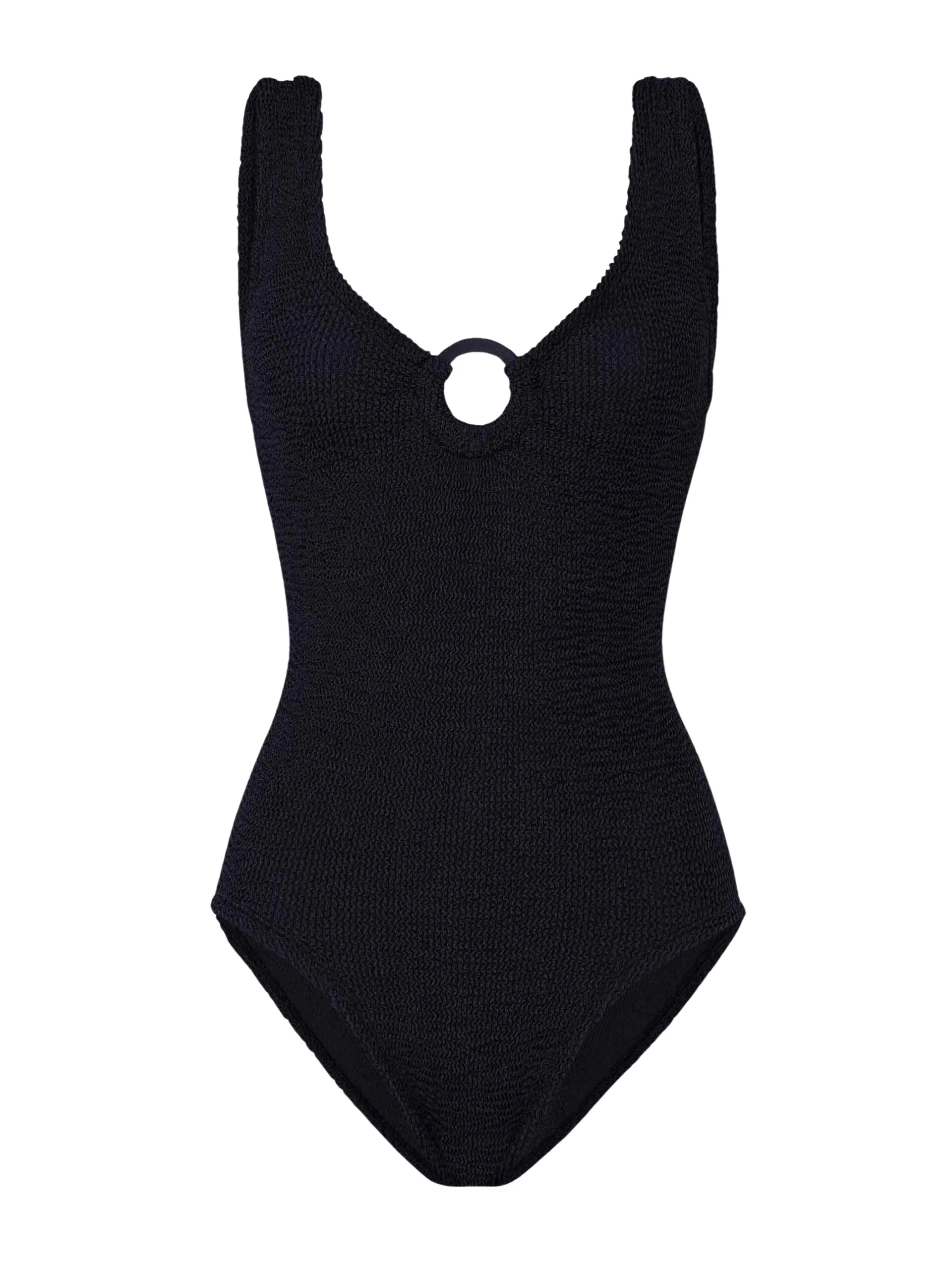 Hunza G Coverage Celine Swim With Tonal Hoops