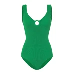 Hunza G Coverage Celine Swim With Tonal Hoops