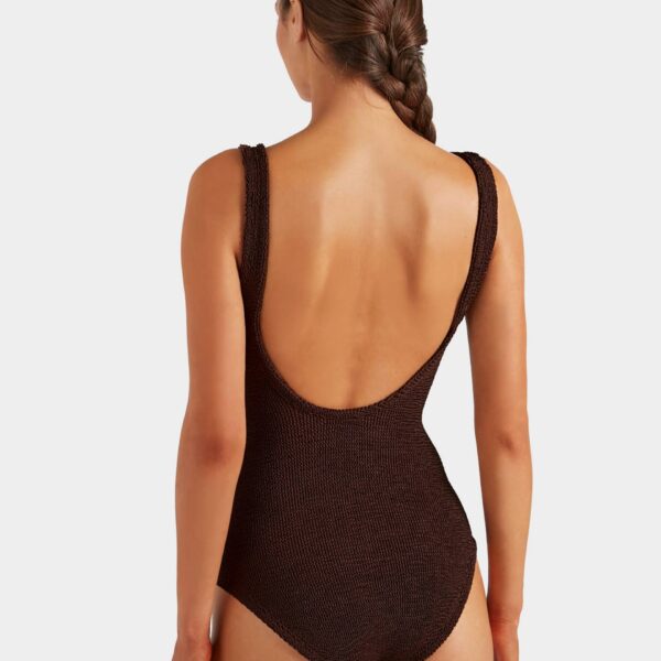 Hunza G Coverage Celine Swim With Tonal Hoops