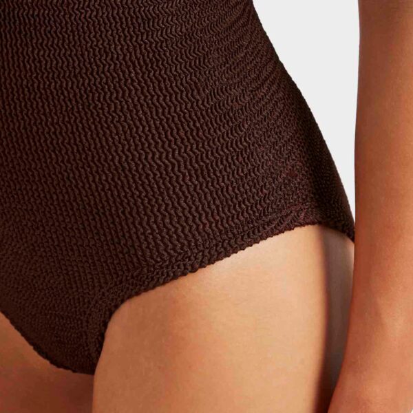 Hunza G Coverage Celine Swim With Tonal Hoops