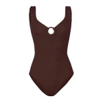 Hunza G Coverage Celine Swim With Tonal Hoops