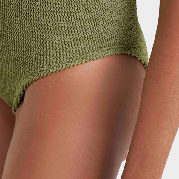 Hunza G Coverage Celine Swim With Tonal Hoops