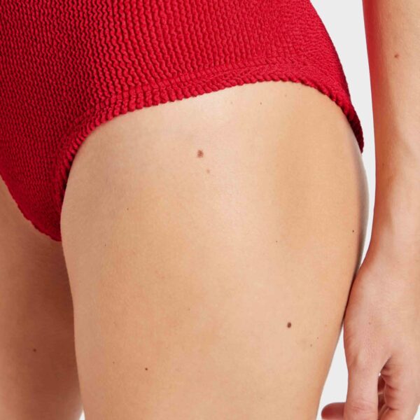 Hunza G Coverage Celine Swim With Tonal Hoops