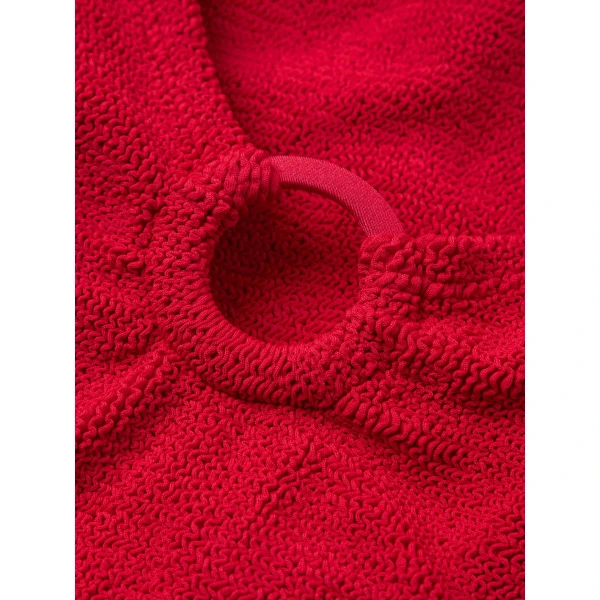 Hunza G Coverage Celine Swim With Tonal Hoops
Red, view 7
