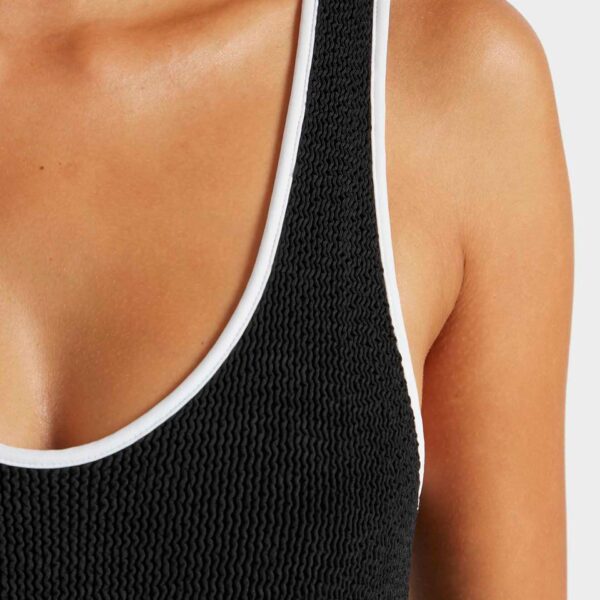 Black - Hunza G Crinkle Swimwear - One Size - Shop at Coveti