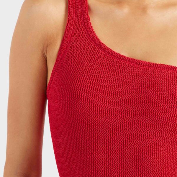 Red - Hunza G Crinkle Swimwear - One Size - Shop at Coveti