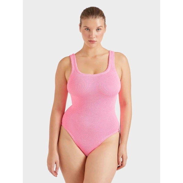 Hunza G Coverage Square Neck Swim
Bubblegum, view 2
