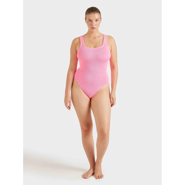 Hunza G Coverage Square Neck Swim
Bubblegum, view 6