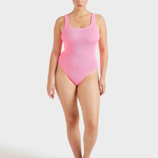 Bubblegum - Hunza G Crinkle Swimwear - One Size - Shop at Coveti