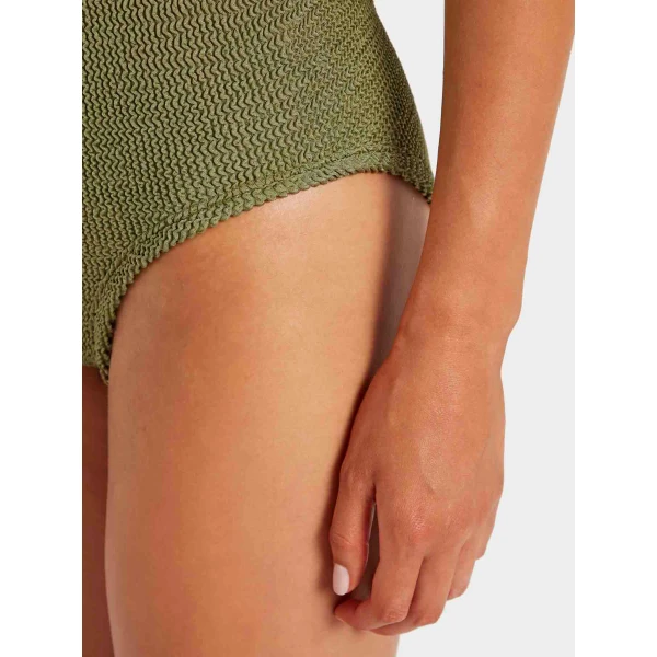 Hunza G Coverage Square Neck Swim
Metallic Moss, view 5