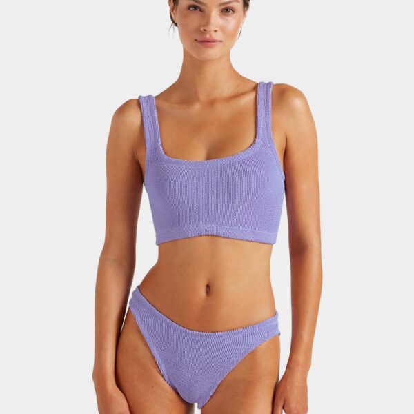 Lilac - Hunza G Crinkle Swimwear - One Size - Shop at Coveti