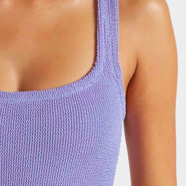 Lilac - Hunza G Crinkle Swimwear - One Size - Shop at Coveti