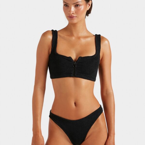 Black - Hunza G Crinkle Swimwear - One Size - Shop at Coveti