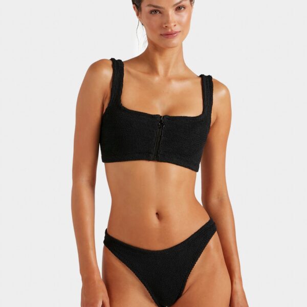 Black - Hunza G Crinkle Swimwear - One Size - Shop at Coveti