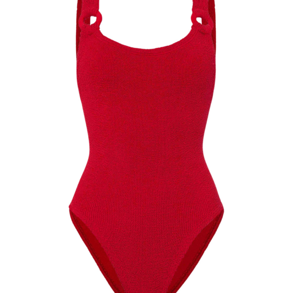 Hunza G Domino Swim With Tonal Hoops