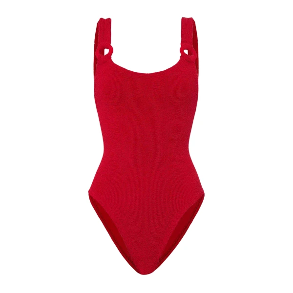 Hunza G Domino Swim With Tonal Hoops