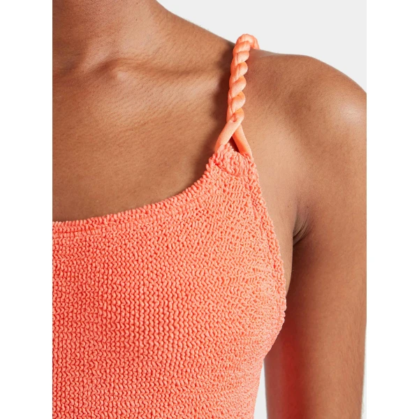 Hunza G For La Samanna, A Belmond Hotel Camille Swim
Metallic Coral, view 4