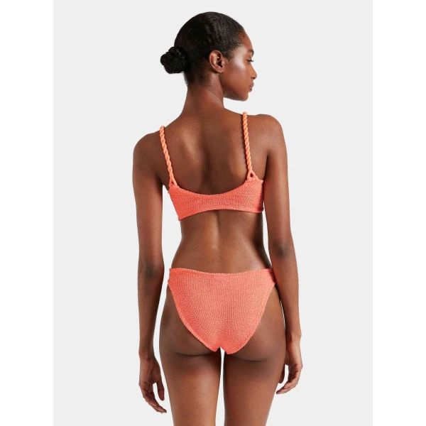 Hunza G For La Samanna, A Belmond Hotel Phoebe Bikini
Metallic Coral, view 3