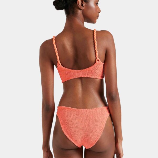Metallic Coral - Hunza G Crinkle Swimwear - One Size - Shop at Coveti