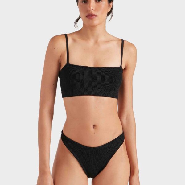 Black - Hunza G Crinkle Swimwear - One Size - Shop at Coveti