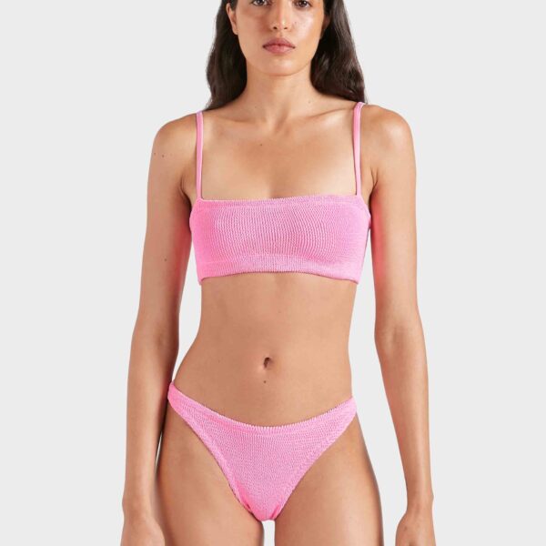 Bubblegum - Hunza G Crinkle Swimwear - One Size - Shop at Coveti