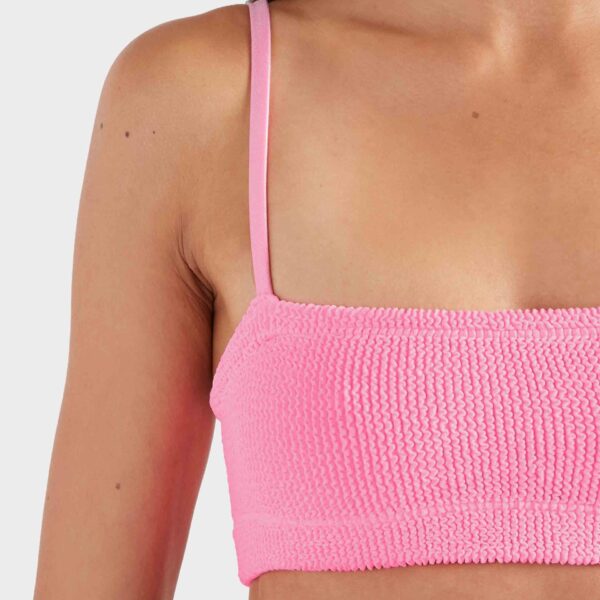 Bubblegum - Hunza G Crinkle Swimwear - One Size - Shop at Coveti