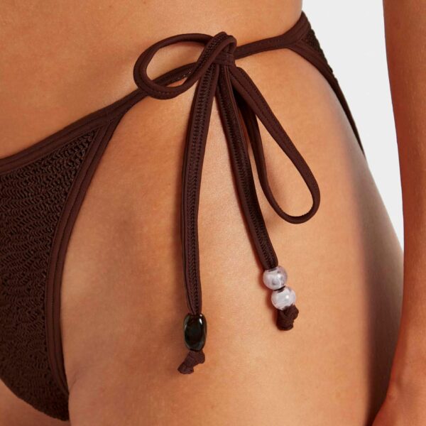 Metallic Chocolate - Hunza G Crinkle Swimwear - One Size - Shop at Coveti