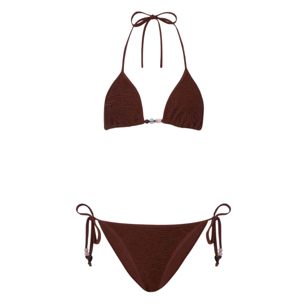 Hunza G Gina Beaded Bikini