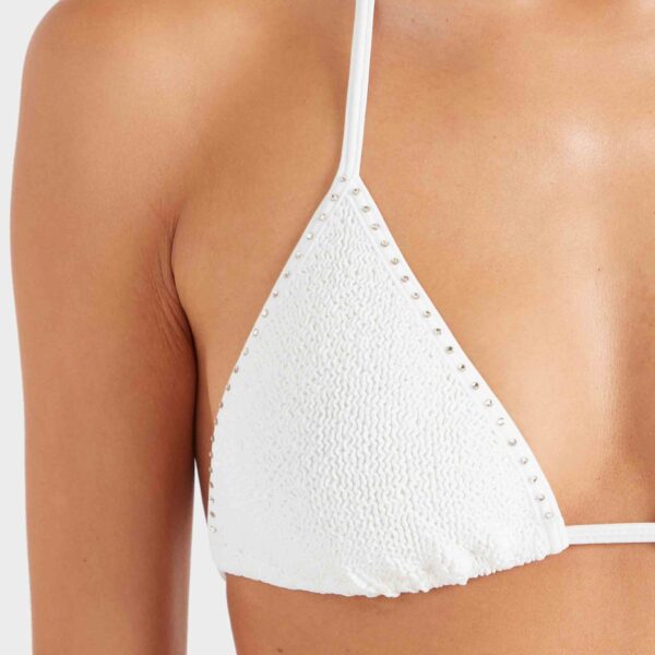 White - Hunza G Crinkle Swimwear - One Size - Shop at Coveti