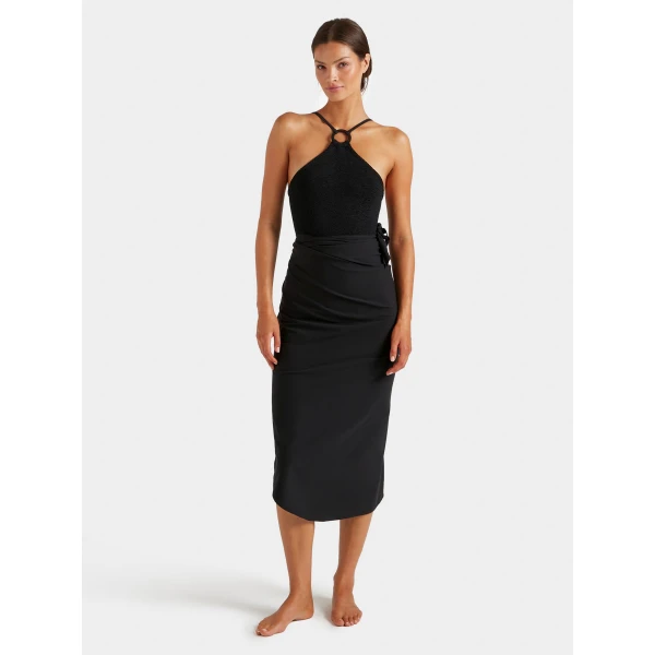 Hunza G Jasmine Swim With Tonal Hoop
Black, view 6