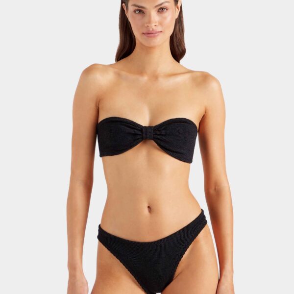 Black - Hunza G Crinkle Swimwear - One Size - Shop at Coveti