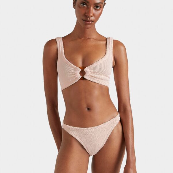 Blush - Hunza G Crinkle Swimwear - One Size - Shop at Coveti