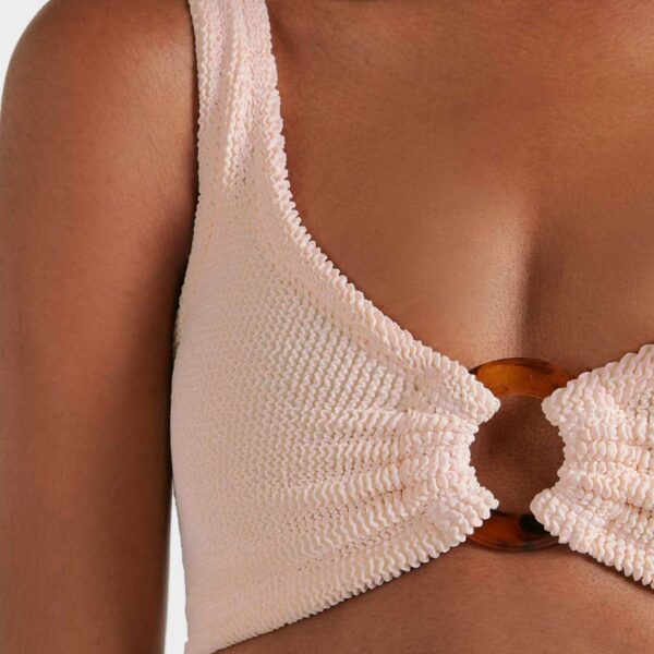 Blush - Hunza G Crinkle Swimwear - One Size - Shop at Coveti
