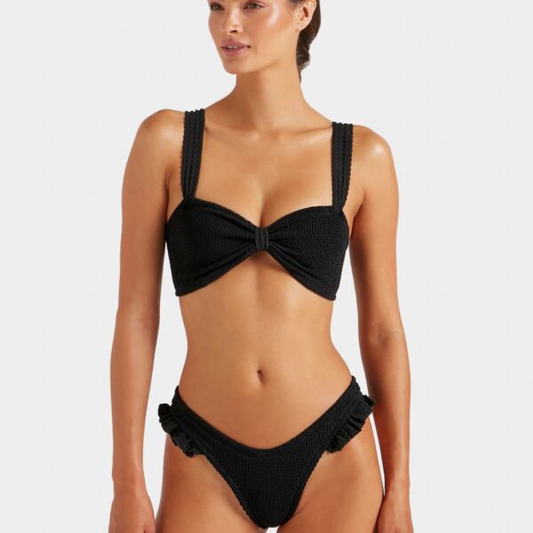 Black - Hunza G Crinkle Swimwear - One Size - Shop at Coveti