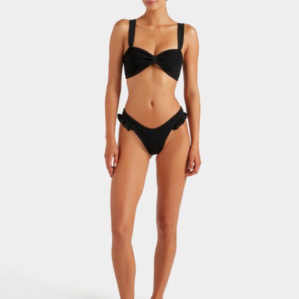 Black - Hunza G Crinkle Swimwear - One Size - Shop at Coveti