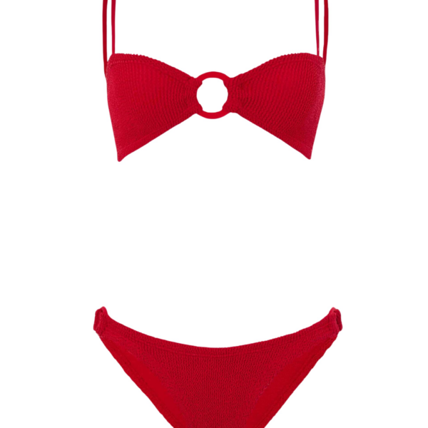 Hunza G Misty Bikini With Tonal Hoops