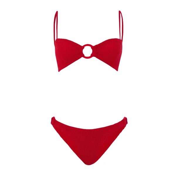 Hunza G Misty Bikini With Tonal Hoops