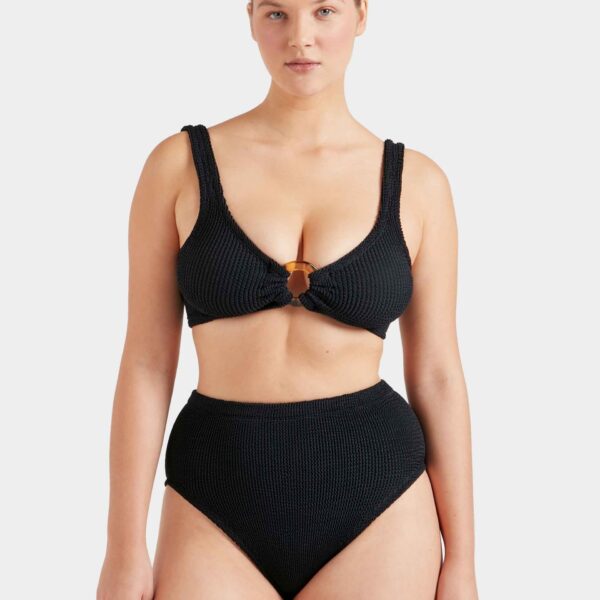 Black - Hunza G Crinkle Swimwear - One Size - Shop at Coveti