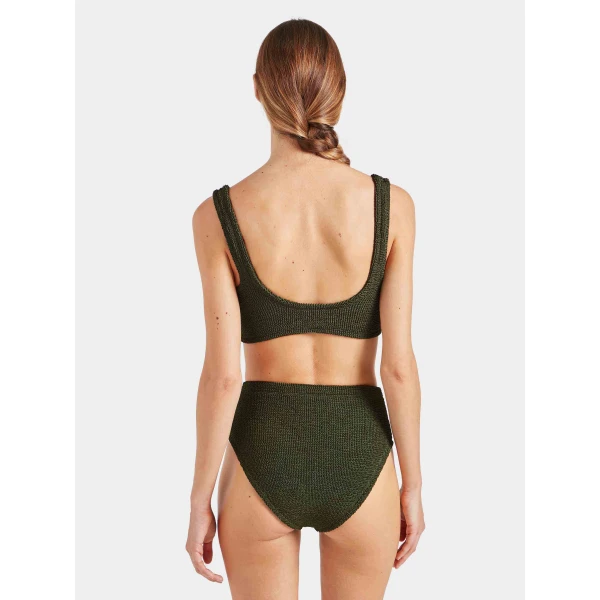 Hunza G Nadine Bikini
Metallic Khaki, view 3