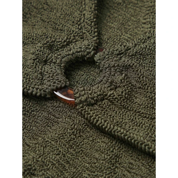 Hunza G Nadine Bikini
Metallic Khaki, view 6