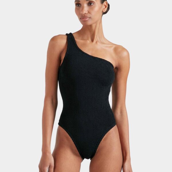Black - Hunza G Crinkle Swimwear - One Size - Shop at Coveti